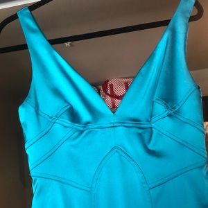 David Meister Aqua Evening Gown/ Prom Dress